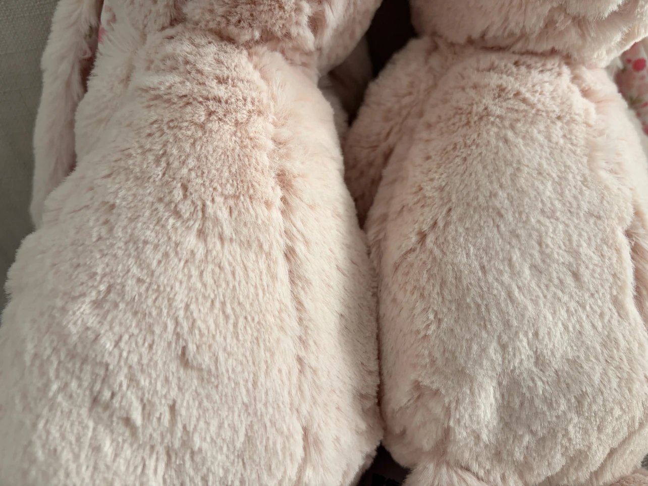 JC Easter Series, Cherry Blossom Pink, White, Floral Bonnie Rabbit, Medium, 31cm - Image 11