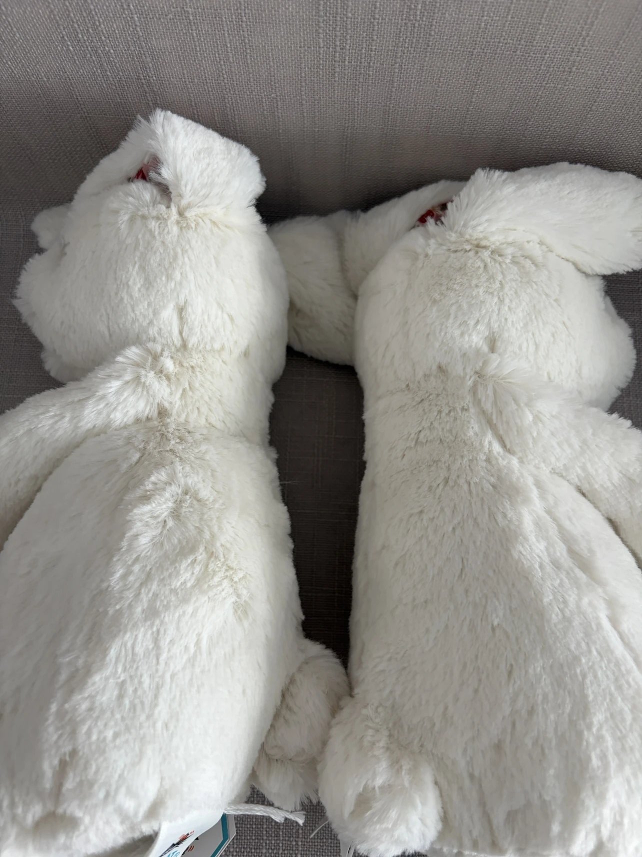 JC Easter Series, Cherry Blossom Pink, White, Floral Bonnie Rabbit, Medium, 31cm - Image 7