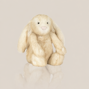 JC Springlowe Luxe Bunny – Off-White | 51cm Tall / 38cm Sitting Height | Includes a Large Blue Dust Bag